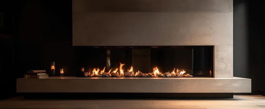 Gas Fireplace Ember Bed Design Services in Iona, Florida
