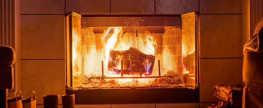 Mendota Hearth Landscape Fireplace Installation in Iona, Florida