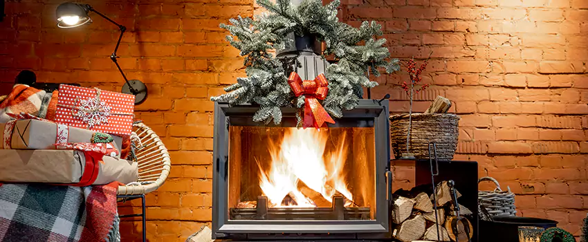 Travis Industries Linear Gas Fireplace Installation in Iona, Florida