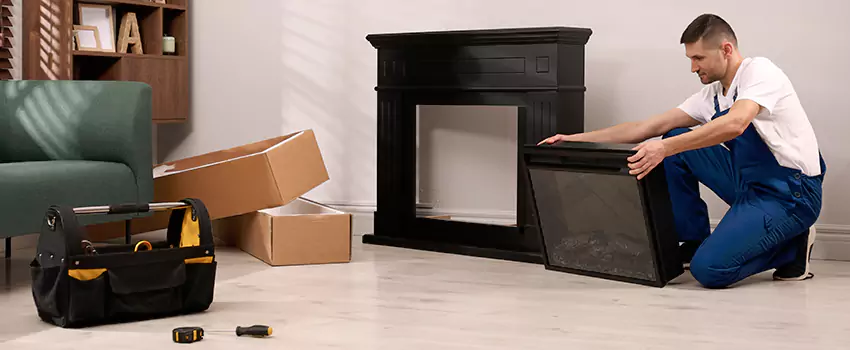 Old Rusted Metal Fireplace Repair And Replacement in Iona, FL